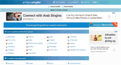 Desktop Screenshot of amigossingles.com